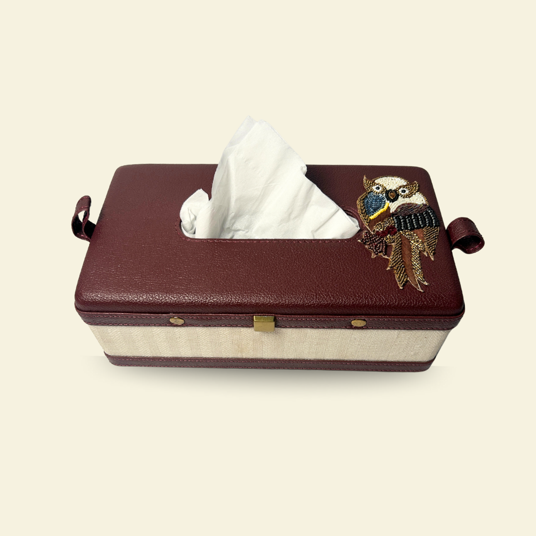 HOOT & HOLLOW FANCY TISSUE BOX