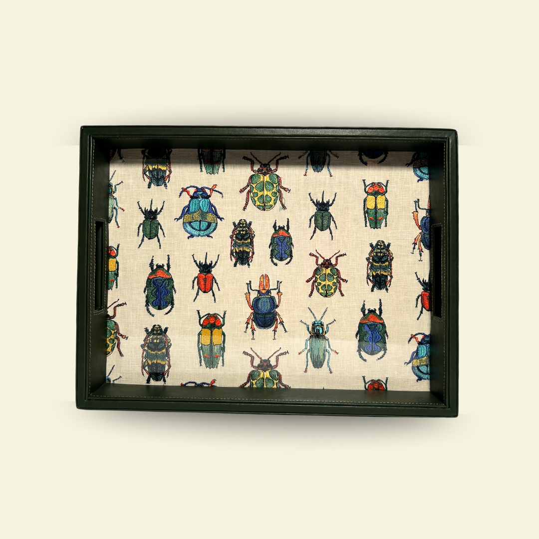 BEETLES LEATHER SERVING TRAY (MEDIUM)