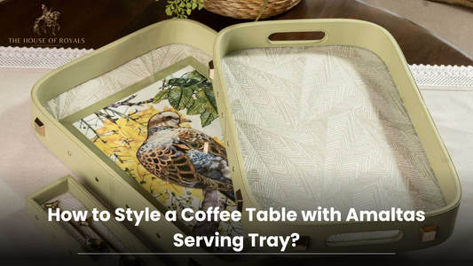 How to Style a Coffee Table with Amaltas Serving Tray?