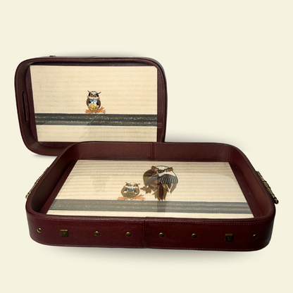HOOT & HOLLOW ROUND SERVING TRAY (MEDIUM)