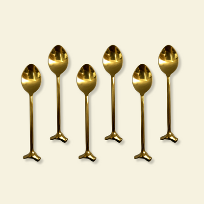 GOLDEN BIRDIE ACCENT SPOON SET