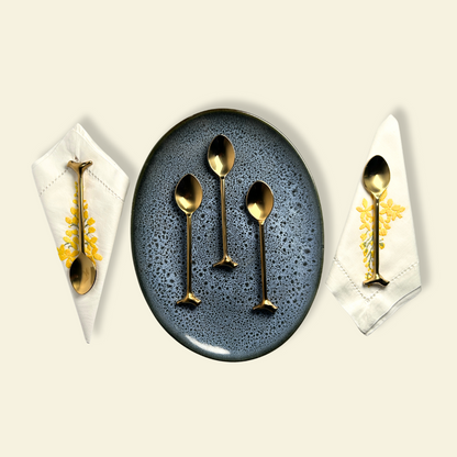 GOLDEN BIRDIE ACCENT SPOON SET