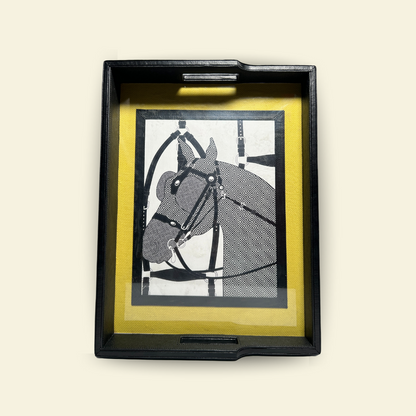 THE SADDLE LUXURY SERVING TRAY (LARGE)