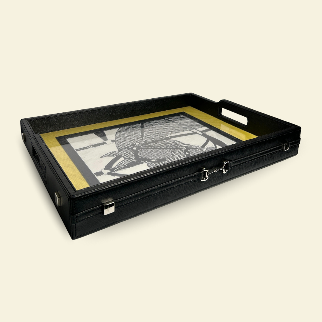 THE SADDLE LUXURY SERVING TRAY (LARGE)