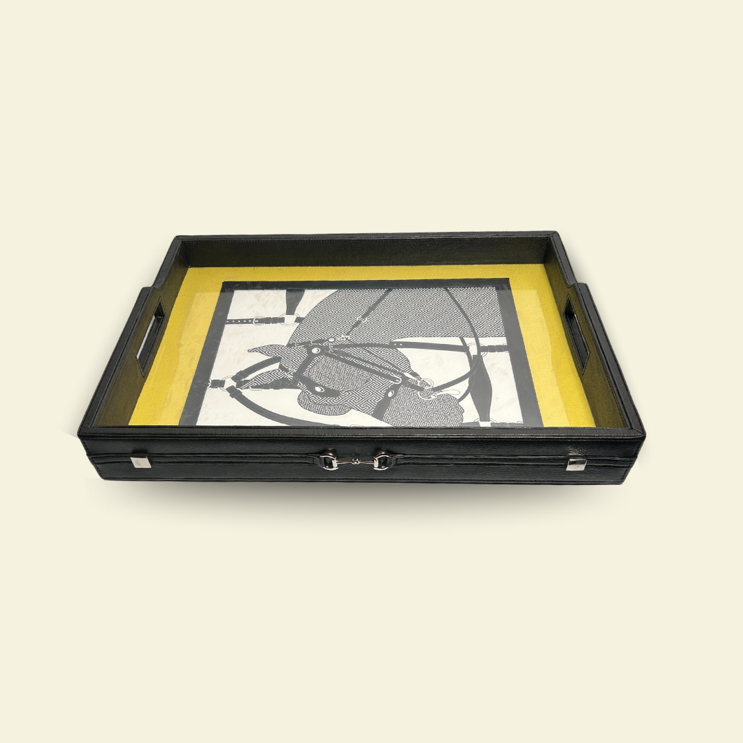 THE SADDLE LUXURY SERVING TRAY (LARGE)