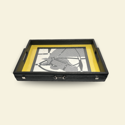 THE SADDLE LUXURY SERVING TRAY (LARGE)