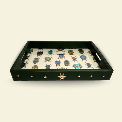 BEETLES LEATHER SERVING TRAY (MEDIUM)