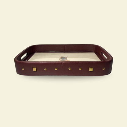 HOOT & HOLLOW ROUND SERVING TRAY (MEDIUM)